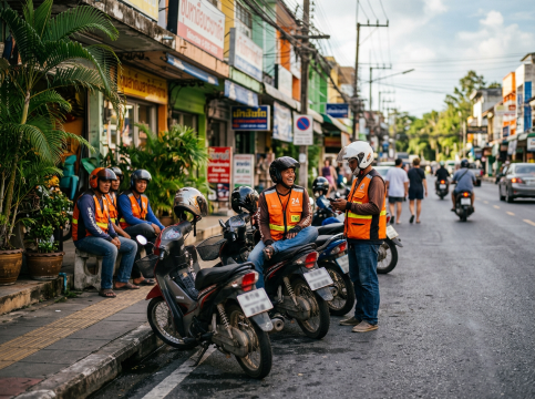 Phuket Motorbike Taxis