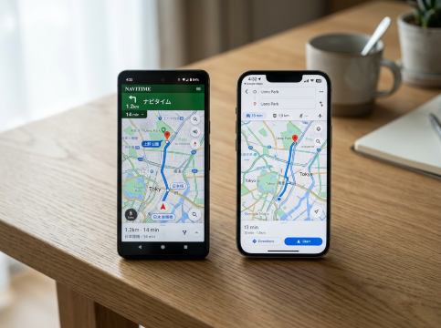 NAVITIME vs Google Maps
