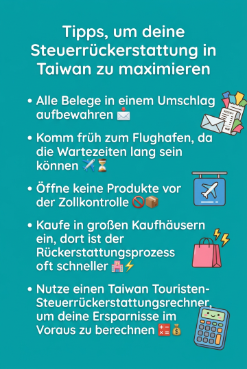 Steuertipps Taiwan