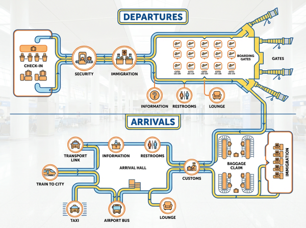Incheon Airport Map