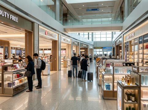 Duty free items at Korean Customs
