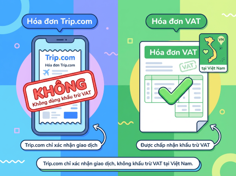 Hóa đơn Trip.com và Hóa đơn VAT