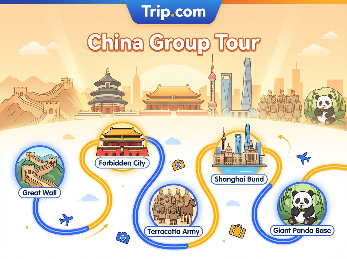 Trip.com’s China Group Tours (Beijing, Shanghai & More)