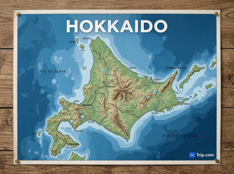 Hokkaido Map {{current year}} : Cities, Attractions & Travel Guide | Trip.com