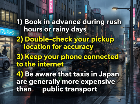 Japan taxi tips