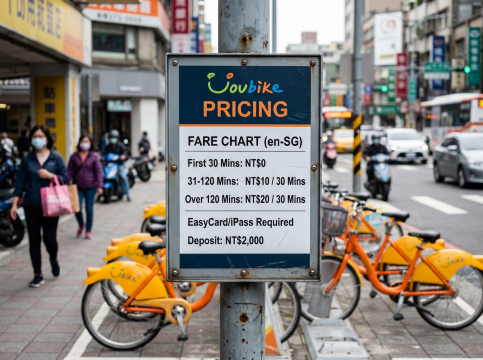 YouBike Fare Board