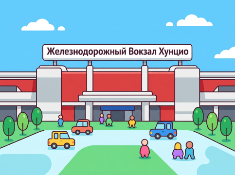 Вокзал Хунцяо.