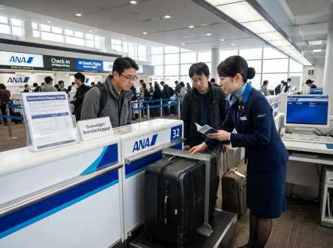 ANAの荷物サイズを超えた場合はどうなる？
