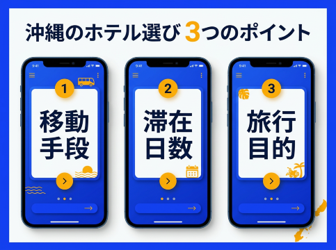 沖縄ホテル選び3点