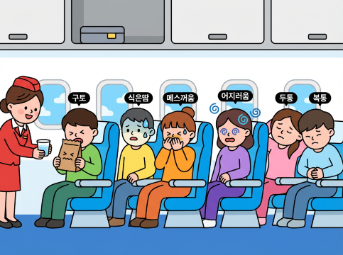 비행기 멀미 증상