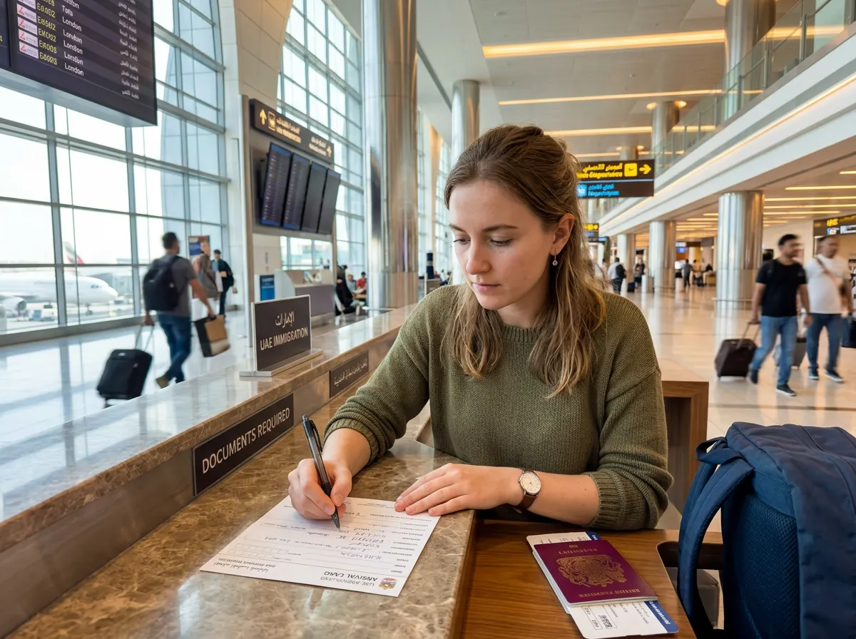 When to Fill in the UAE Arrival Card