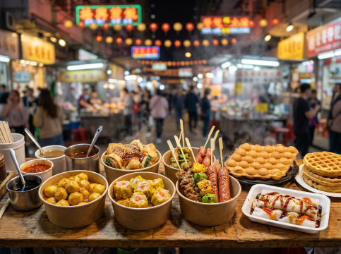 夜市地道小吃