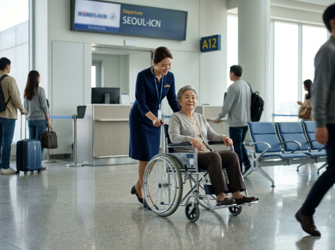 인천공항 휠체어 서비스 동행 