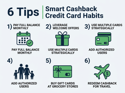 6 Tips for Cashback Credit Cards