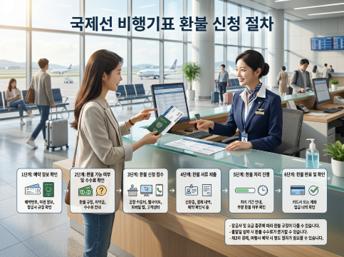 국제선 항공권 환불 신청 절차