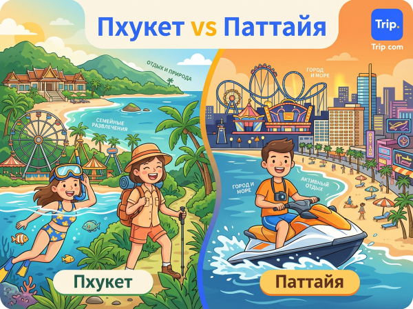 Пхукет vs Паттайя