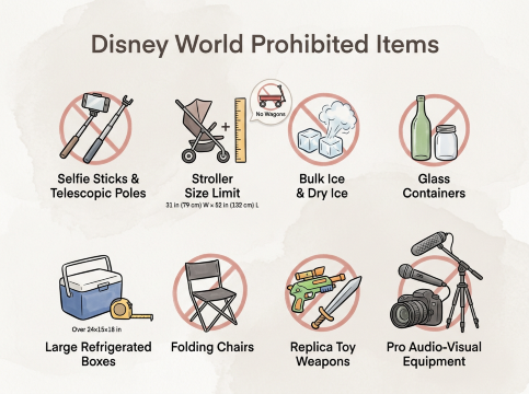 Disney World Prohibited Items