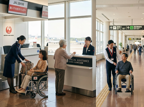 JALの車椅子利用は「預け入れ・事前申告・移動サポート」で確認する