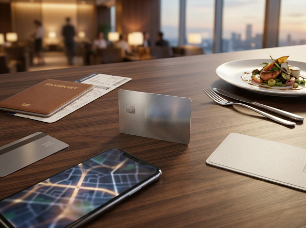 Prestige Card Benefits Flat-Lay