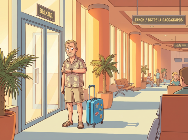 Русский турист в