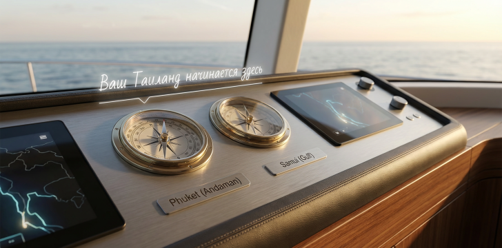 Компасы: Пхукет и Самуи.