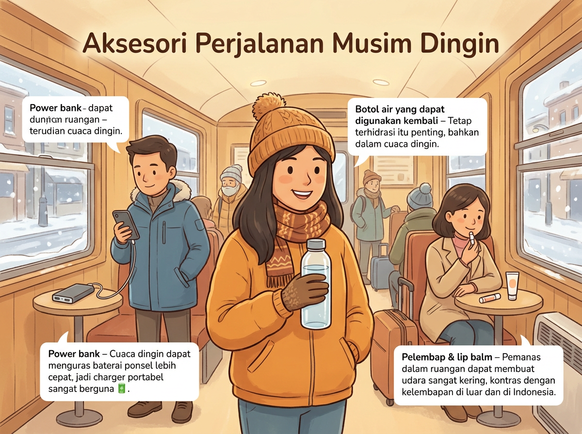 Aksesori Perjalanan Musim Dingin.