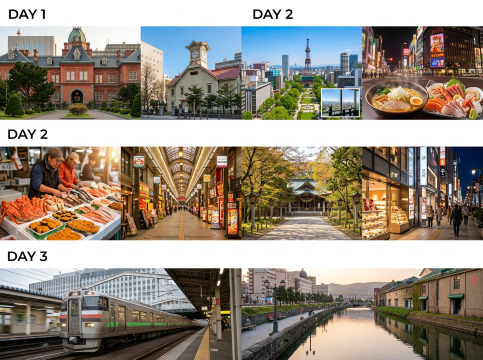 Sapporo 3-Day Itinerary