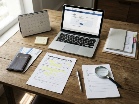 경유비자 환승비자 신청 준비