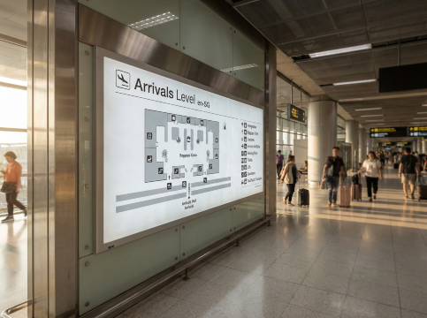 BKK Arrivals Map