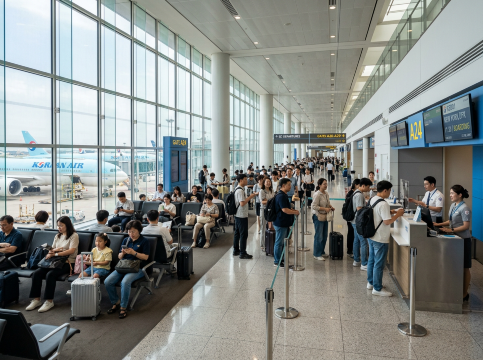 인천공항 출국 게이트
