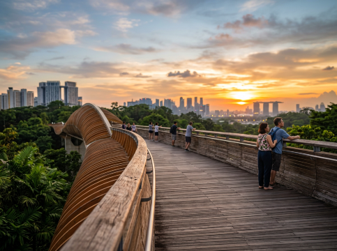 Henderson Waves sunset.