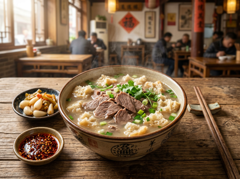 羊肉泡饃