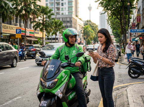Using Gojek in Singapore
