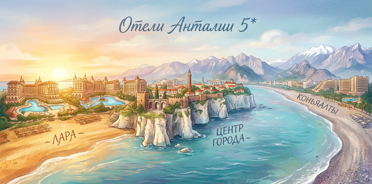Отели в Анталии 5 звезд: лучший выбор и гид по районам | Trip.com