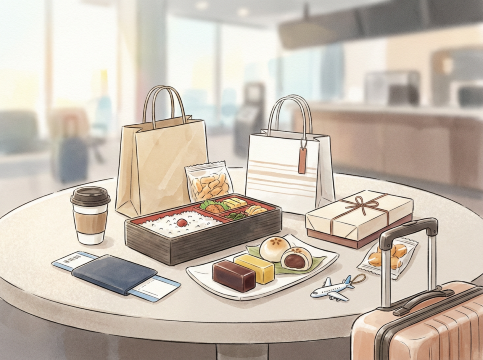 空港土産イラスト