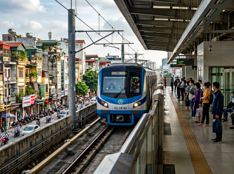 Hanoi Metro Scene