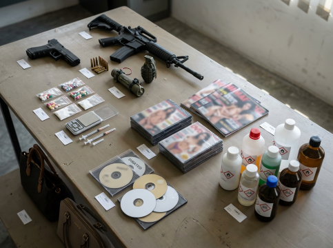 Prohibited Items Display