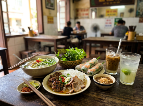 Pho, bun cha.