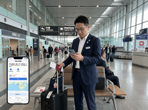 中国出張アプリは現地についてから設定しても間に合いますか?