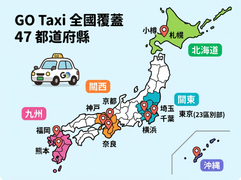 GO Taxi全國覆蓋