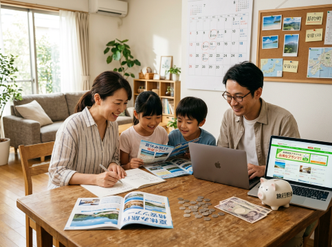 夏休みの旅行予算を抑える方法