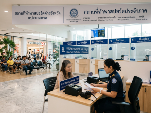 ที่ทำพาสปอร์ตต่างจังหวัด