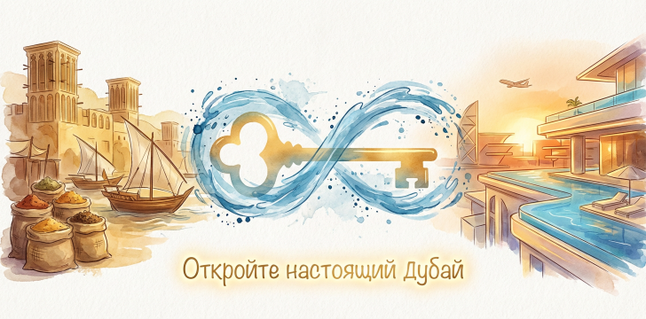 Ключ в виде Дубайского залива.