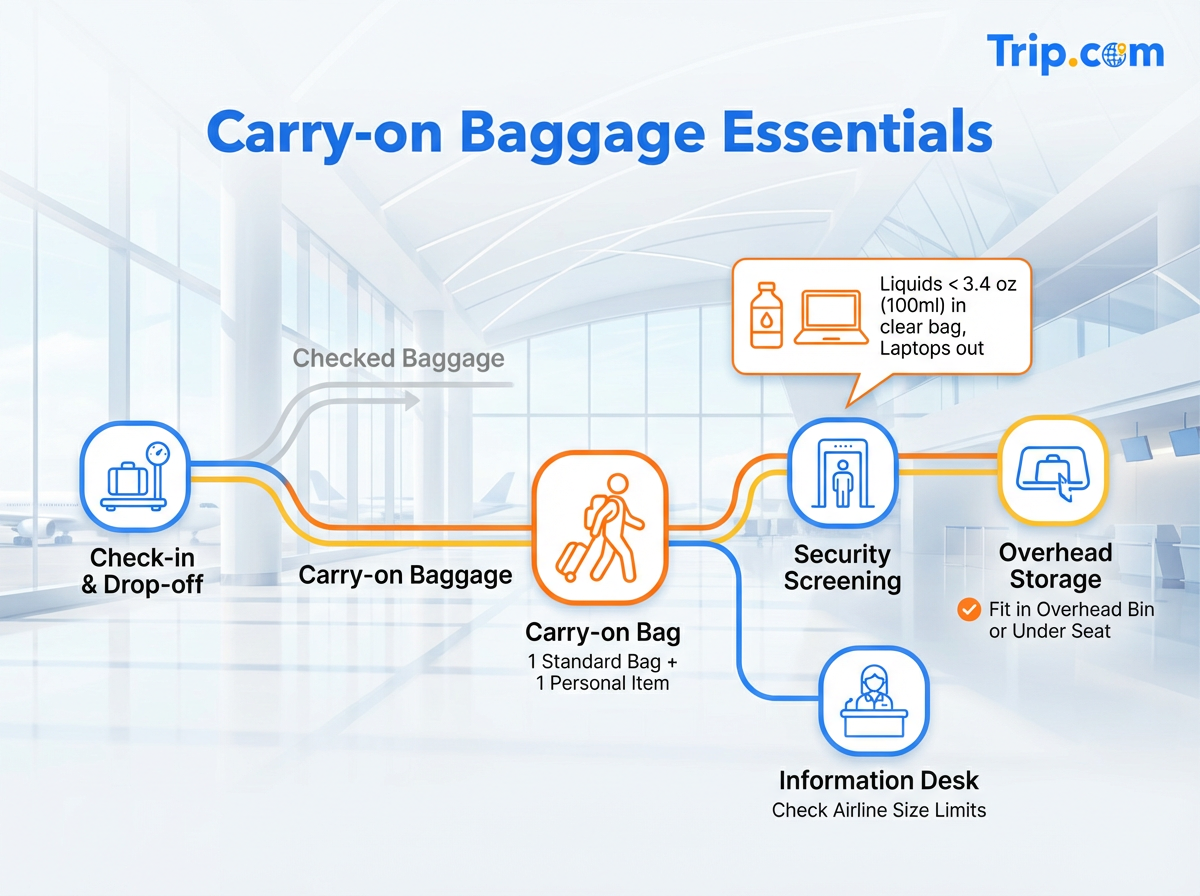 International Carry On: Arriving at the airport