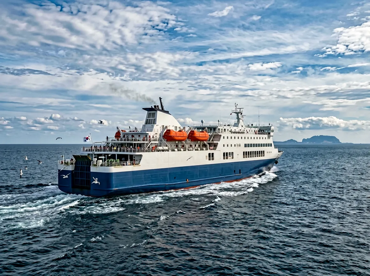 Busan-Jeju ferry.