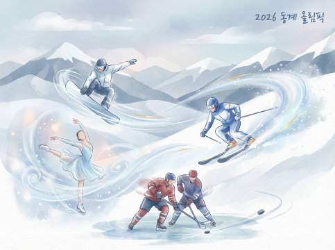 2026 동계올림픽 일러스트