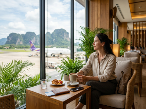 クラビ空港のラウンジで快適なフライト待ち時間を過ごそう