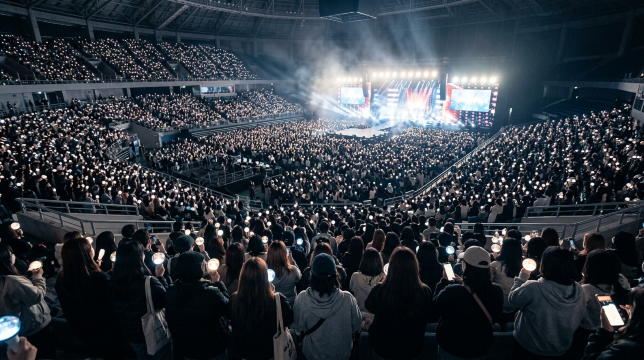 คอนเสิร์ต K-pop ในโซล: เวทีและการแสดงแสงสี]