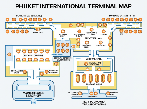 Phuket Airport Guide HKT Transfers Lounges Food Facilities Trip