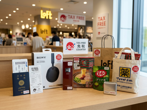 Japan VAT Refund Items.